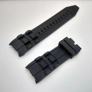 26mm Silikono Guma Watchband Black Vyrų Apyrankės Žiūrėti Apyrankę Diržo Juostos Invicta/Pro/Naras dirželis
