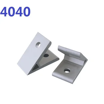 10VNT/DAUG 45 laipsnių kampas 4040 kampinis sujungiklis pramonės aliuminio priedai, dalys viena laikikliai