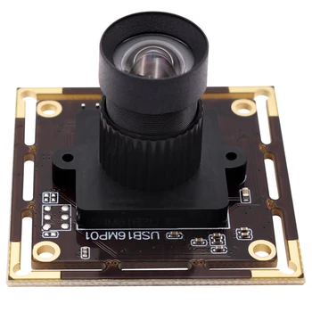 ELP 16MP Kamera Modulis IMX298 Spalvų CMOS Jutiklis Mini uv-C Pļau and Play USB 2.0 vaizdo Kamera, Skirta 